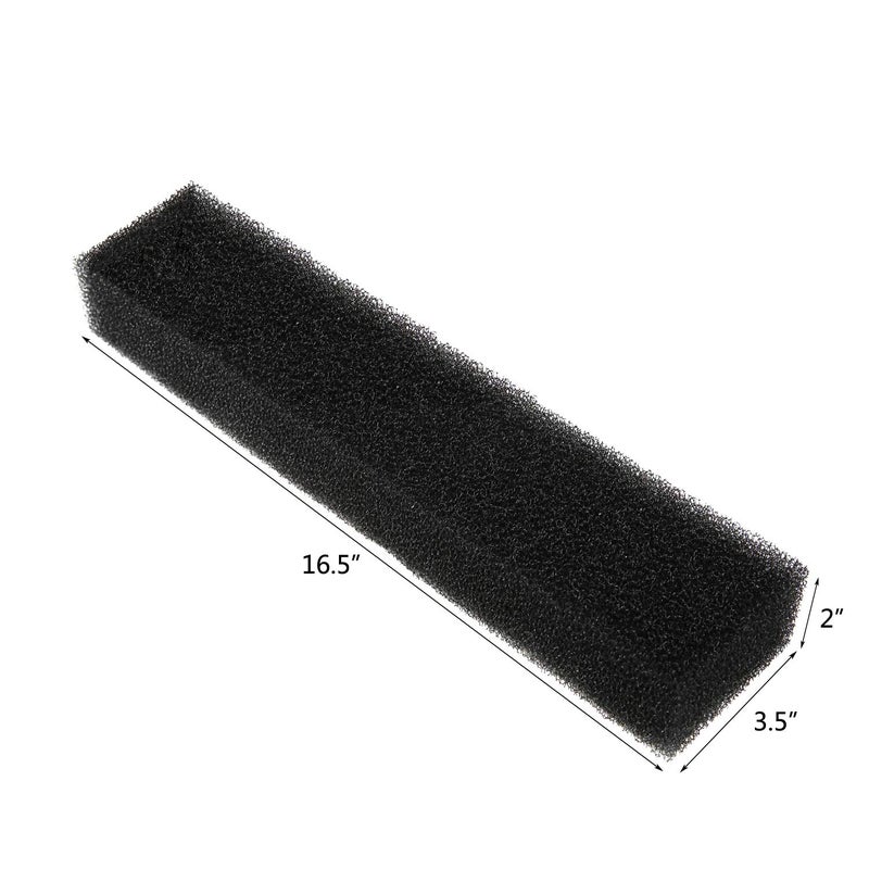 JIH Bio Sponge Filter Media Pad Foam Sponges,Cut-to-Size Foam 16.5"x3.5"x2" 2Pcs - Image 2